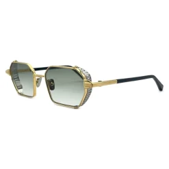 John Dalia Hexagonaal Gouden Zonnebril-Heren Zonnebrillen