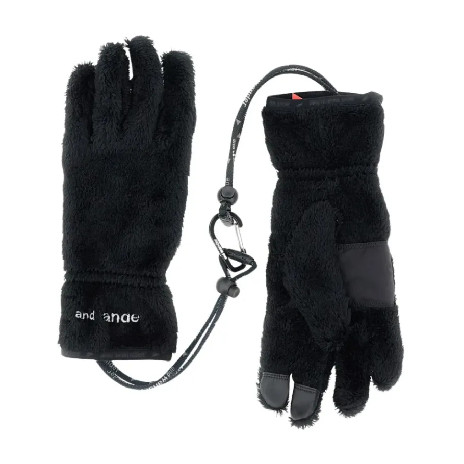 And Wander High Loft Fleece Handschoenen-Heren Handschoenen