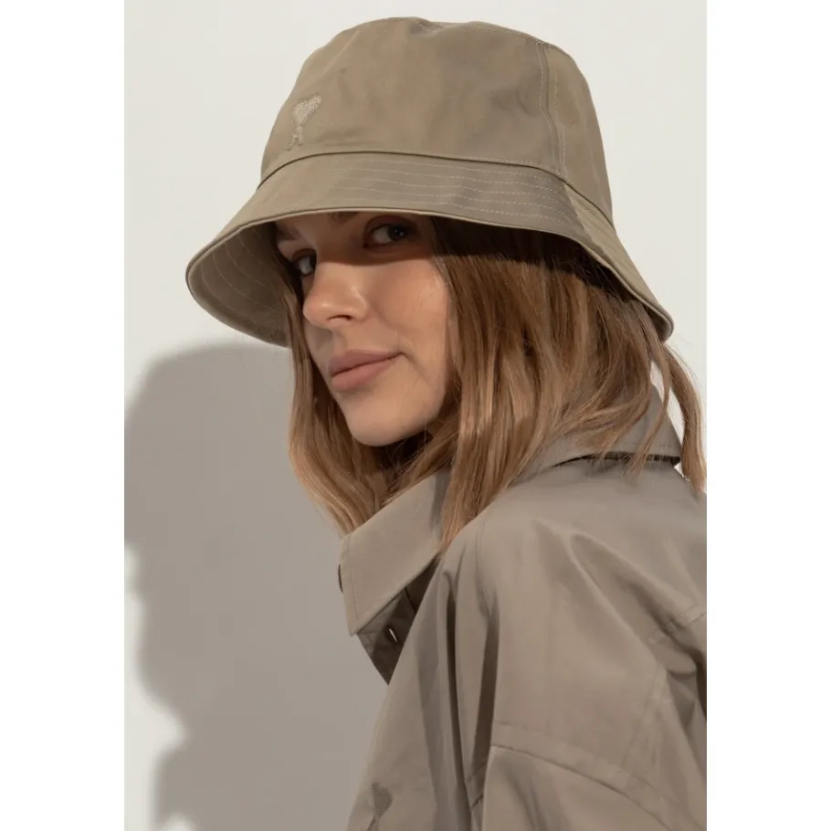 Ami Paris Hoed met logo-Heren Hoeden