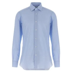 Barba Honeycomb Katoenen Overhemd-Heren Overhemden