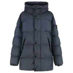 Stone Island Hooded Down Parka met Windweerstand-Heren Jassen