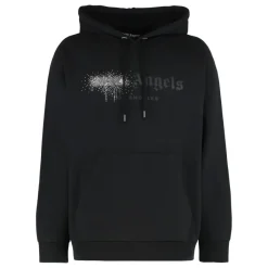 Palm Angels Hooded katoenen sweatshirt-Heren Truien & Vesten