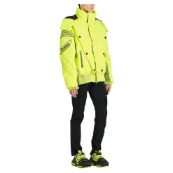 Balmain Hooded Neon Quilted Jacket-Heren Jassen