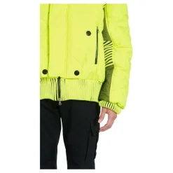 Balmain Hooded Neon Quilted Jacket-Heren Jassen