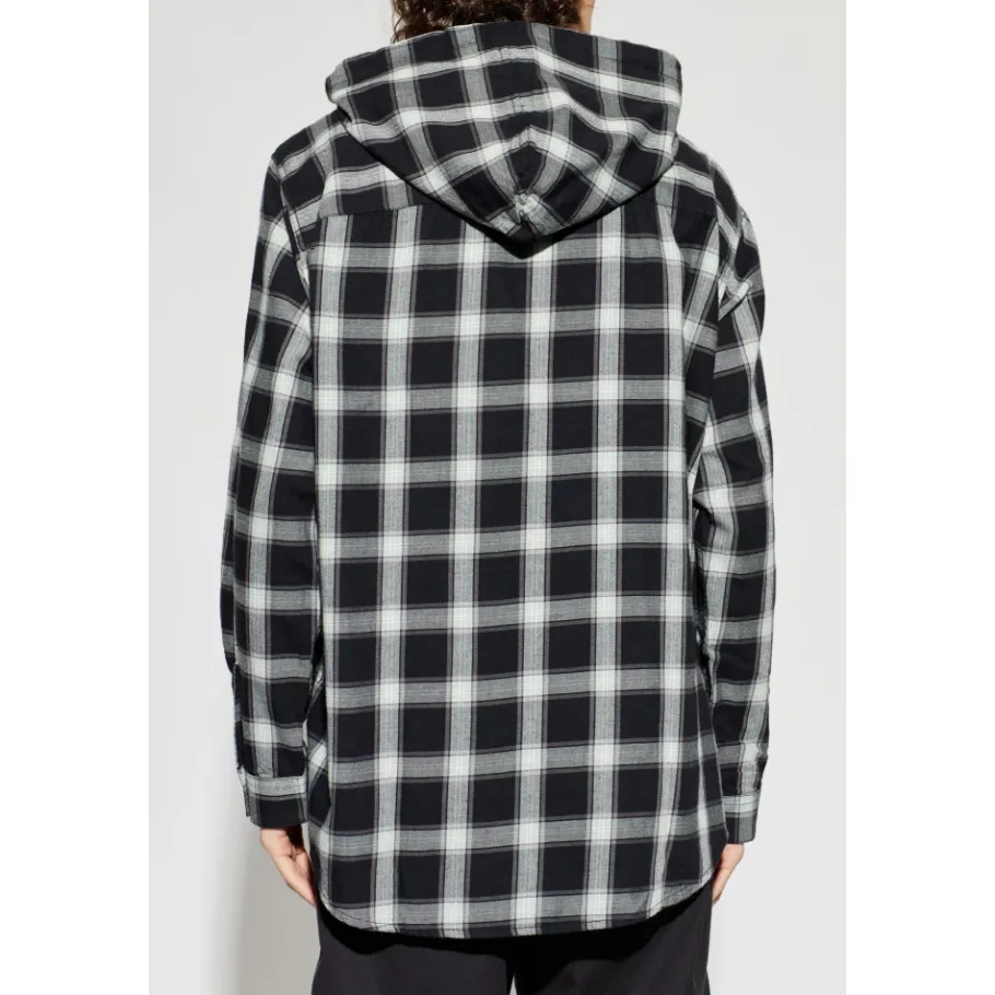 Diesel Hooded Shirt-Heren Overhemden