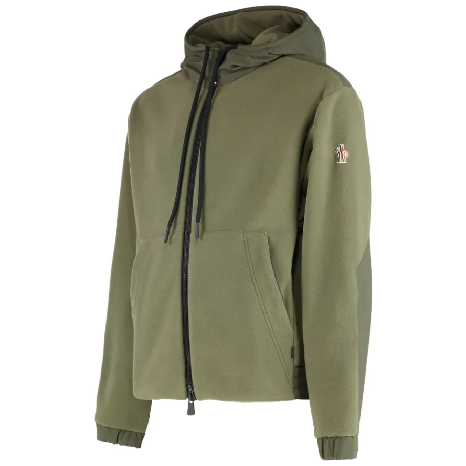 Moncler Hooded sweatshirt met rits-Heren Truien & Vesten