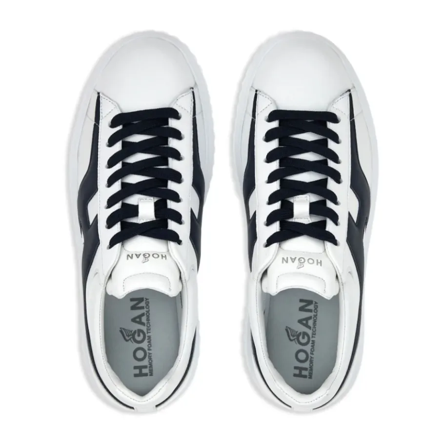 Hogan H-Stripes leren sneakers-Heren Sneakers