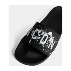 Dsquared2 Icon Splash Sandaal Ergonomisch Voetbed-Heren Slippers