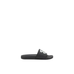 Balenciaga Iconic Logo Rubber Slippers-Heren Slippers