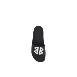 Balenciaga Iconic Logo Rubber Slippers-Heren Slippers