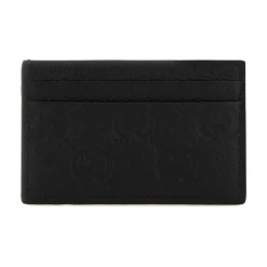 Gucci Imprint Credit Card Case-Heren Portefeuilles