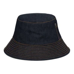 A.P.C. Indigo e Denim Bucket Hoed-Heren Hoeden