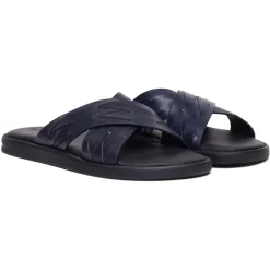 Bottega Veneta Intrecciato Crisscross Slippers-Heren Slippers