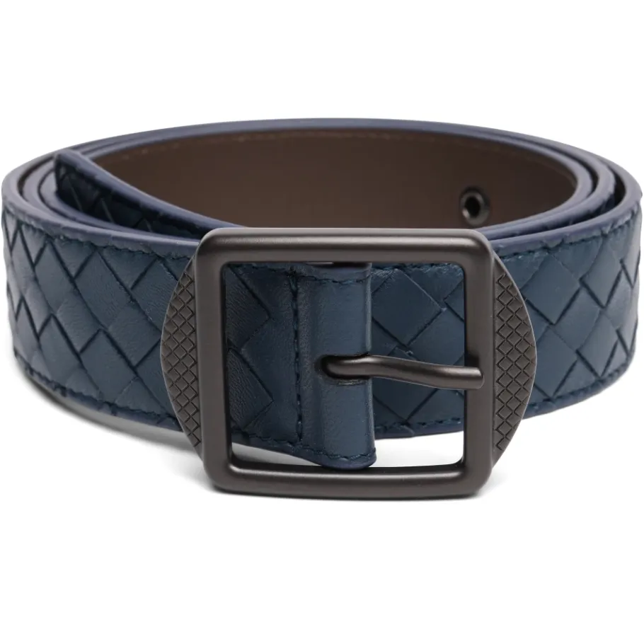 Bottega Veneta Intrecciato leren riem-Heren Riemen