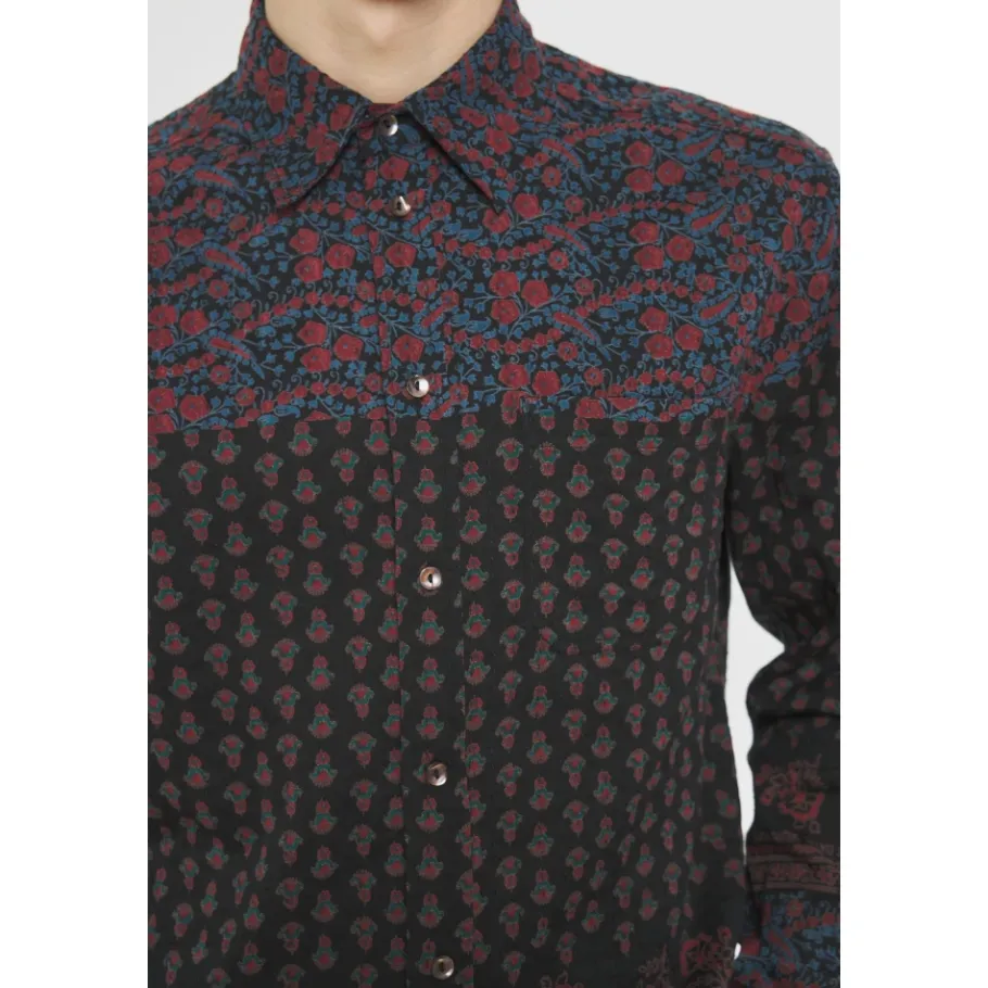 Antik Batik Irina Print Blouse-Heren Overhemden