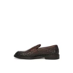 Doucal's Italiaanse Leren Plat Schoenen-Heren Instappers & Slip Ons
