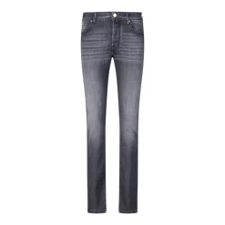 Jacob Cohën Italiaanse Slim-Fit Jeans met Klassieke Details-Heren Jeans