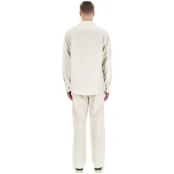 A.P.C. Ivoor overshirt voor lente-zomer-Heren Overhemden
