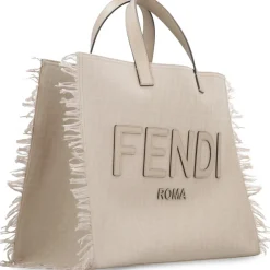 Fendi Jacquard Fabric Tote-Heren Tassen