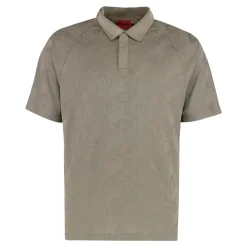Hugo Jacquard Gebreide Polo-Heren Shirts