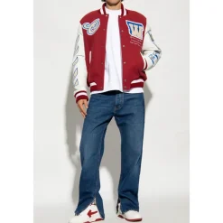 Off White Jeans met Logo-Heren Jeans