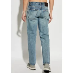 Emporio Armani Jeans met taps toelopende pijpen-Heren Jeans