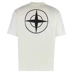 Stone Island Jersey Katoenen T-shirt-Heren Shirts