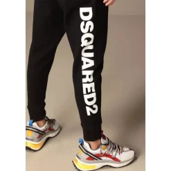 Dsquared2 Joggerbroek met zijlogo-Heren Broeken