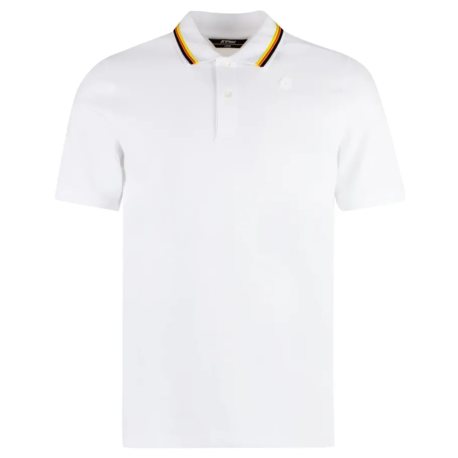 K-Way Jud Katoen-piqué Poloshirt-Heren Shirts