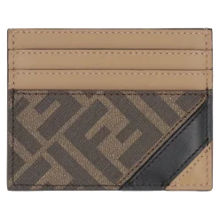 Fendi Kaarthouder van gecoat canvas-Heren Portefeuilles