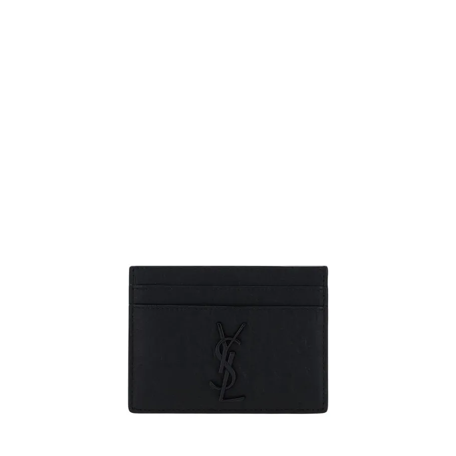 Saint Laurent Kalfsleren Kaarthouder-Heren Portefeuilles