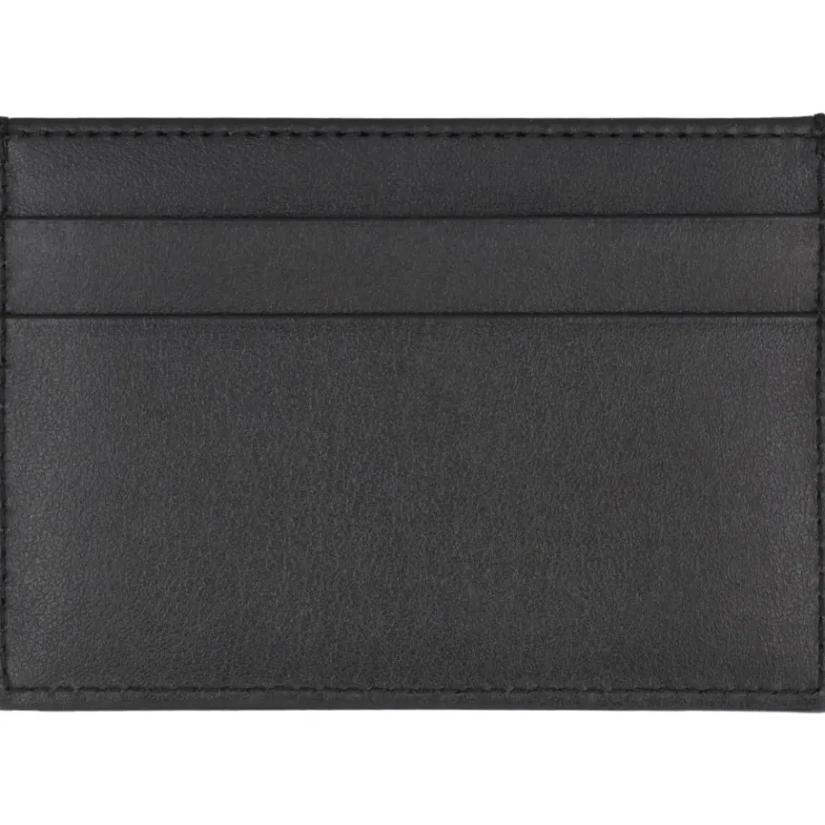 Dolce & Gabbana Kalfsleren Kaarthouder met Verhoogd Logo-Heren Portefeuilles