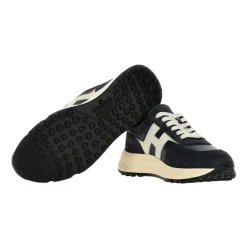 Hogan Kalfsleren Modieuze Stijlvolle Schoenen-Heren Sneakers