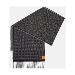 Loewe Kasjmier Anagram Sjaal met Franjes-Heren Sjaals