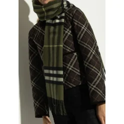 Burberry Kasjmier sjaal met franjes-Heren Sjaals