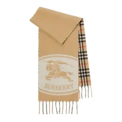 Burberry Kasjmier Sjaals Zand A2021-Heren Sjaals