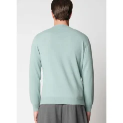 Gran Sasso Kasjmier trui met ronde hals-Heren Truien & Vesten