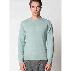 Gran Sasso Kasjmier trui met ronde hals-Heren Truien & Vesten