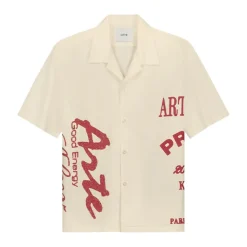 Arte Antwerp Katoen Rood Print Shirt-Heren Overhemden