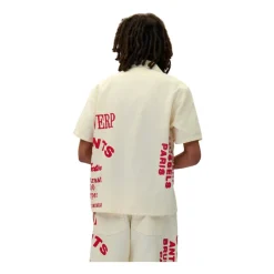 Arte Antwerp Katoen Rood Print Shirt-Heren Overhemden