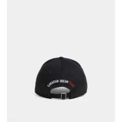 Dsquared2 Katoenen Gabardine Geborduurd Logo Pet-Heren Petten