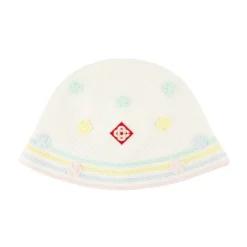 Casablanca Katoenen Gehaakte Bucket Hat --Heren Hoeden