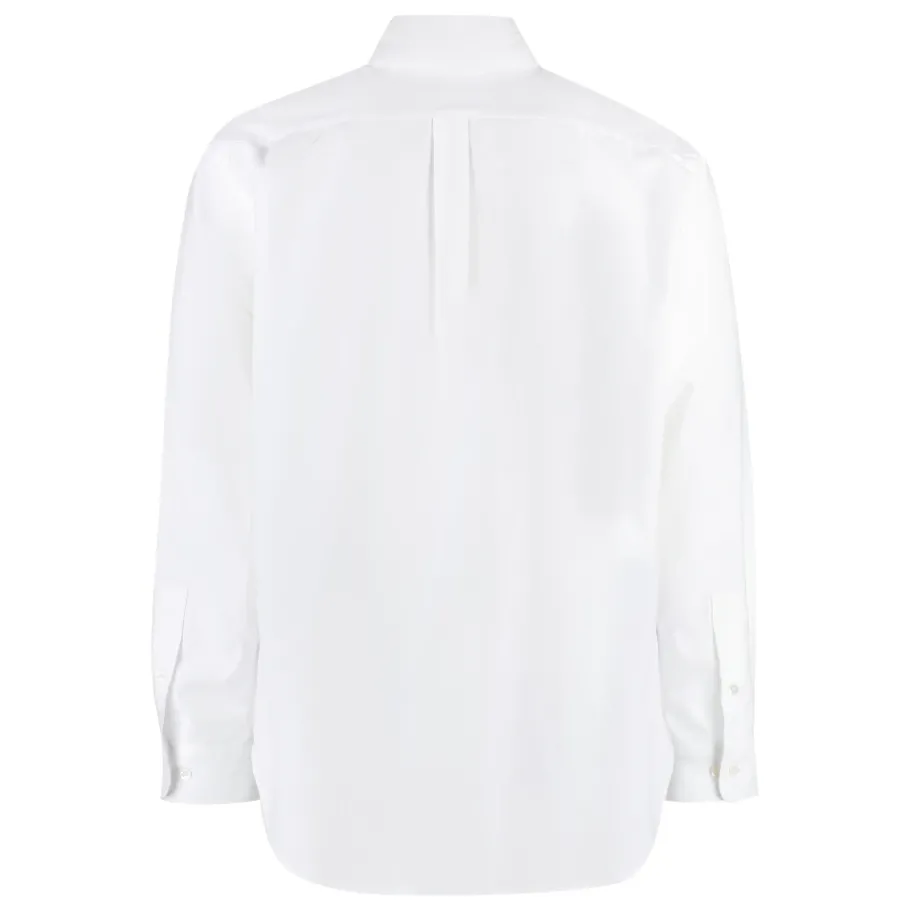 Palm Angels Katoenen overhemd met button-down kraag-Heren Overhemden