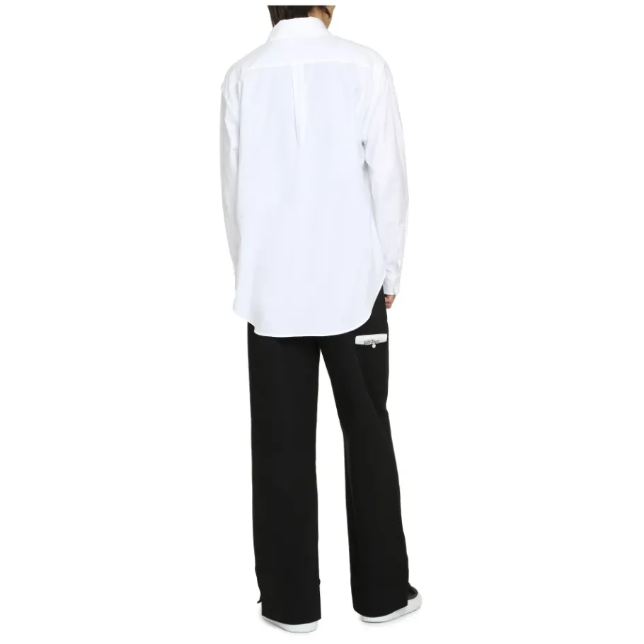 Palm Angels Katoenen overhemd met button-down kraag-Heren Overhemden