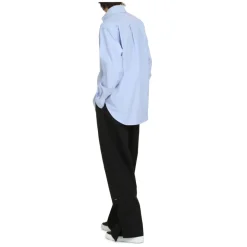 Palm Angels Katoenen overhemd met button-down kraag-Heren Overhemden