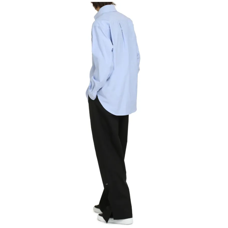 Palm Angels Katoenen overhemd met button-down kraag-Heren Overhemden