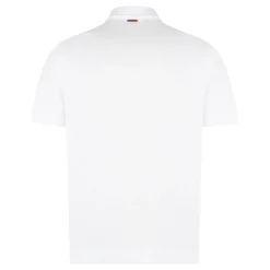 Zegna Katoenen Piqué Poloshirt met Korte Mouwen-Heren Shirts