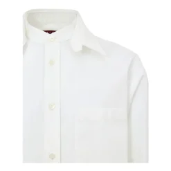 Gucci Katoenen popeline overhemd met dubbele kraag-Heren Overhemden