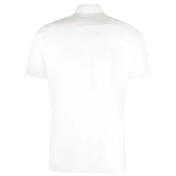 Burberry Katoenen shirt met korte mouwen-Heren Overhemden