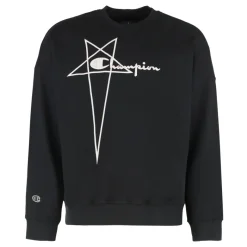 Rick Owens Katoenen sweatshirt met ronde hals-Heren Truien & Vesten